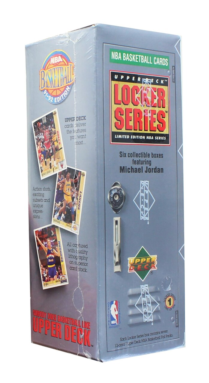 NBA 1991-92 Upper Deck Basketball Sealed Michael Jordan Locker Series | 7 Packs